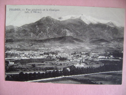 CP PRADES  VUE GENERALE ET LE CANIGOU - Prades