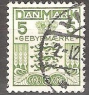 DENMARK #  GEBYR  STAMPS FROM YEAR 1934 - Postage Due
