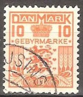 DENMARK #  GEBYR  STAMPS FROM YEAR 1934 - Portomarken