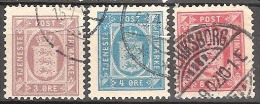 DENMARK #TJENESTEMÆRKER   STAMPS FROM YEAR 1896-1912 - Postage Due