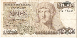 BILLETE DE GRECIA DE 1000 DRACMAS DEL AÑO 1987 (BANK NOTE) - Grèce