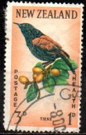 NEW ZEALAND 1962 Health Stamps - 3d.+1d Tieke Saddleback  FU SPACEFILLER CHEAP PRICE - Used Stamps