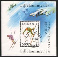 Tansania - Block 239 Gestempelt / Used (n902) - Winter 1994: Lillehammer
