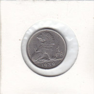 1 FRANC Nickel Léopold III 1939 FL/FR - 1 Frank
