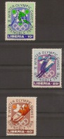 LIBERIA 1968 Olympic Winter Games GRENOBLE - Invierno 1968: Grenoble