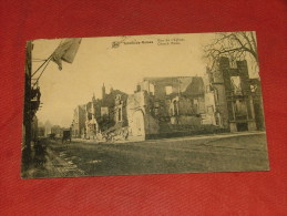 DENDERMONDE  -   Kerkstraat  - Ruïnes  -  1919 - Dendermonde