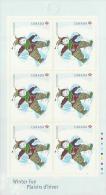 Canada - 2008 - Christmas - Winter Joys - Postage In Canada - Mint Self-adhesive Stamp Pane - Pages De Carnets