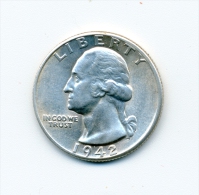 Etats Unis Quarter Dollar 1942 - 1932-1998: Washington