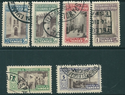 Tanger Beneficiencia 1946 Edifil 35-40 Used - Maroc Espagnol