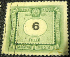 Hungary 1953 Postage Due 6f - Used - Postage Due