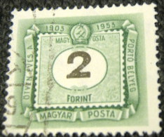 Hungary 1953 Postage Due 2ft - Used - Postage Due