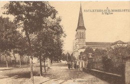 Saulxures Sur Moselotte   88  L´église CPA 1928 - Saulxures Sur Moselotte