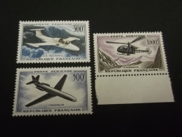 Poste Aérienne N° 35 à 37 Neuf * Gomme D'Origine  TTB - 1927-1959 Postfris