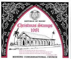 Nauru 1981 Christmas Presentation Pack - See 2nd Scan - Nauru