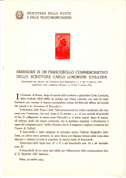 ITALIA  1954 - Bollettino Illustrativo  Ufficiale  P.TT.  Pinocchio - Letteratura - Pochettes