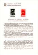 ITALIA 1955 - Bollettino   Ufficiale  P.TT.  - Congresso Petrolio -  (italiano E Francese) - Paquetes De Presentación