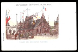 REF 489  EXPOSITION UNIVERSELLE DE  PARIS 1900  ( Edit: Photocol N° 1078   )  MESSAGERIES MARITIMES - Exhibitions