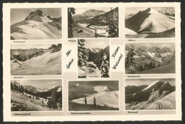 KLEINES WALSERTAL SKI-GEBIET Mittelberg Bregenz Wäldele Ifenmulde Schwarzwassertal Vorarlberg 1952 - Bregenz