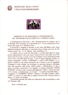 ITALIA  1957 - Bollettino Ufficiale P.TT  (italiano-francese)  - S.Domenico Savio - Religione - Presentation Packs