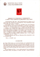 ITALIA  1957 - Bollettino Ufficiale P.TT (italiano-francese)  - Cicerone - Storia - Paquetes De Presentación