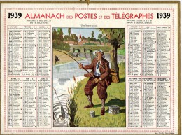 Almanach Des Postes Et Des  Télégraphes  - 1939 - Aube - Tamaño Grande : 1921-40
