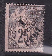 SAINT PIERRE ET MIQUELON N° 37 1C S 25C LILAS BRUN TYPE DEESSE ASSISE NEUF AVEC CHARNIERE - Nuevos