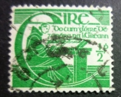 EIRE 1944: YT 99 / Mi 93 Y / Hib C24 A Broken Letter E / Sc 128 / SG 133, O - FREE SHIPPING ABOVE 10 EURO - Usados