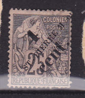 SAINT PIERRE ET MIQUELON N° 42 4C S 25C LILAS BRUN TYPE DÉESSE ASSISE NEUF AVEC CHARNIERE - Unused Stamps