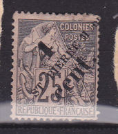 SAINT PIERRE ET MIQUELON N° 42 4C S 25C LILAS BRUN TYPE DÉESSE ASSISE NEUF AVEC CHARNIERE - Neufs