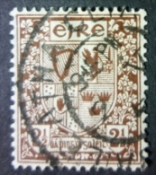 EIRE 1941-44: YT 82 / Mi 75 X / Hib D20 / Sc 110 / SG 115, O - FREE SHIPPING ABOVE 10 EURO - Gebraucht