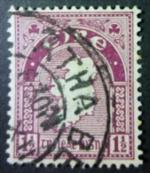 EIRE 1941-44: YT 80 / Mi 73 X / Hib D18 / Sc 108, SG 113, Wmk E, O - FREE SHIPPING ABOVE 10 EURO - Oblitérés