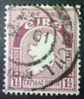 EIRE 1941-44: YT 80 / Mi 73 X / Hib D18 / Sc 108, SG 113, Wmk E, O - FREE SHIPPING ABOVE 10 EURO - Usati