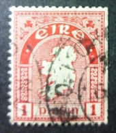 EIRE 1941-44: YT 79 / Mi 72 A / Hib D17 Wa, Wmk E Inverted, O - FREE SHIPPING ABOVE 10 EURO - Oblitérés