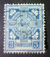 EIRE 1922-24: YT 45 / Mi 45 X / Hib D6 / Sc 70 / SG 76, Wmk Se, O - FREE SHIPPING ABOVE 10 EURO - Oblitérés