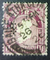 EIRE 1922-24: YT 42 / Mi 42 A X / Hib D3 / Sc 67 / SG 73, Wmk Se, PERFIN, O - FREE SHIPPING ABOVE 10 EURO - Gebraucht