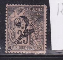 SAINT PIERRE ET MIQUELON N° 46 2S 25C  NOIR S ROSE TYPE DÉESSE ASSISE NEUF AVEC CHARNIERE - Unused Stamps