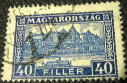 Hungary 1926 Royal Palace Bucharest 40f - Used - Ungebraucht