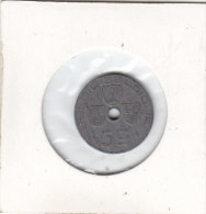 5 CENTIMES Zinc Léopold III 1942  FL/FR - 5 Cents