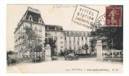 VITTEL - VOSGES - PALACE HOTEL - AUTOMOBILE - Vittel