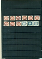 LIECHTENSTEIN TIMBRES-TAXE 12 VAL OBLITERES - Taxe