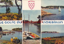 MORBIHAN LA POINTE D ARRADON VUE DE LA POINTE DU TRECH A L ILE AUX MOINES LA PLAGE ET LE PORT Editeur Jos De Doaré - Arradon