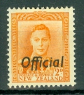 New Zealand: 1947/51   Official - KGVI    SG O152     2d       MH - Dienstzegels