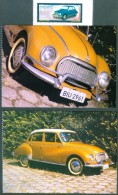 BRAZIL #2802 B -  CLASSIC CARS  DKW  VEMAG - STAMP And POSTCARD - Unused  2001 - Nuovi