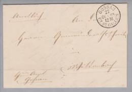 Heimat SG Gossau 1865-10-27 Amtlich-Brief Nach Wittenbach - ...-1845 Vorphilatelie