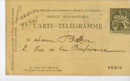 Carte Postale Affranchie à Paris - Pneumatic Post