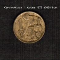 CZECHOSLOVAKIA    1  KORUNA  1976  (KM # 50) - Czechoslovakia