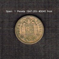 SPAIN    1  PESETA  1947 (53)  (KM # 775) - 1 Peseta