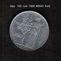 ITALY    100  LIRE  1956  (KM # 96) - 100 Lire