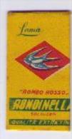 LAMETTA DA BARBA - RONDINELLA ROMBO ROSSO - ANNO 1930-40 ( CATALOGO POCO COMUNE) - Hojas De Afeitar