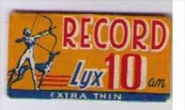 LAMETTA DA BARBA - RECORD LYX 10 - ANNO ? - Lames De Rasoir